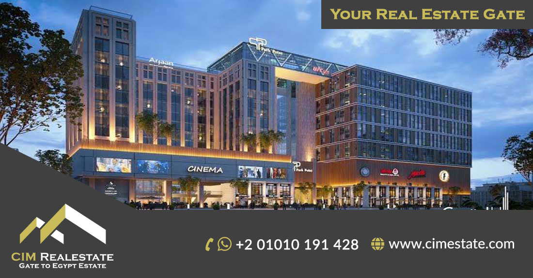For sale in the New Capital in the Downtown district a commercial unit on the ground floor with an area of ​​83 square meters at the corner of Mega Mall Park Point