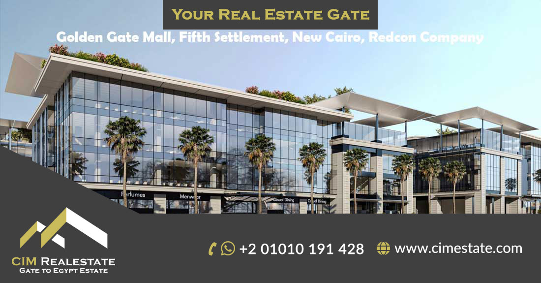 Administrative office 79 meters in Golden Gate Mall, Fifth Settlement, New Cairo, Redcon Developments